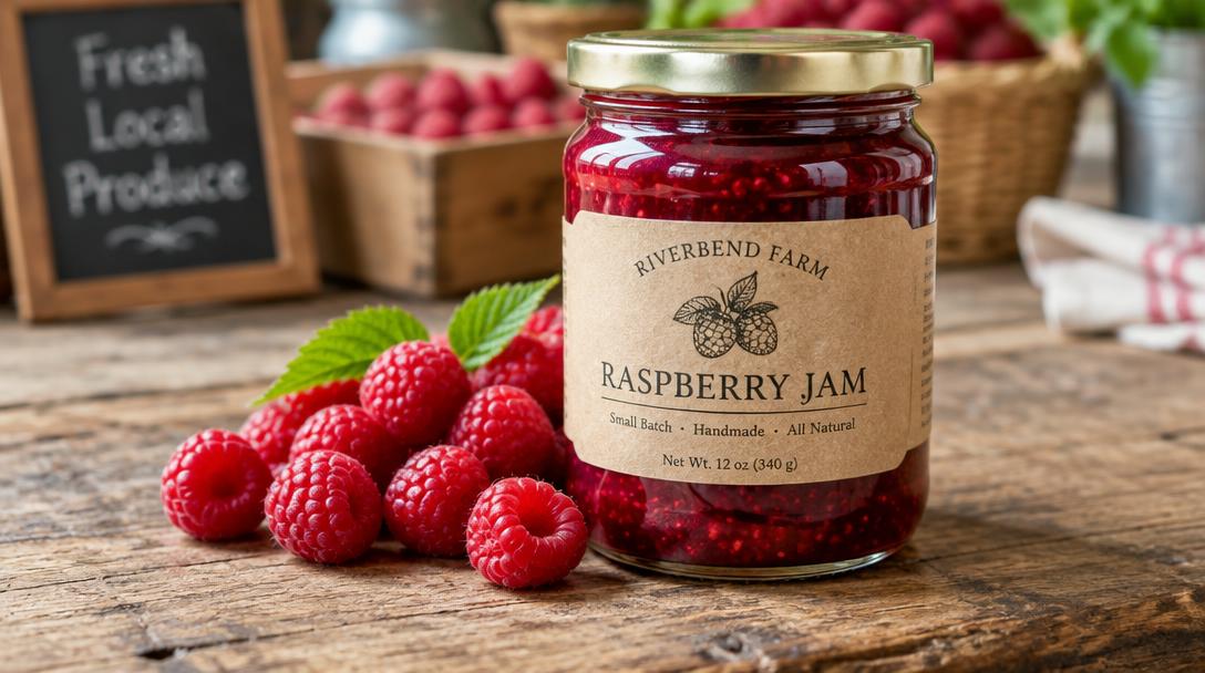 Ruby Raspberry Jam (340g)